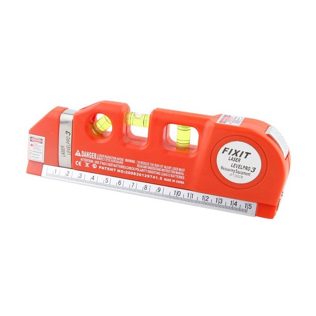 Multifunctional Laser Level W/250cm Measuring Tape
