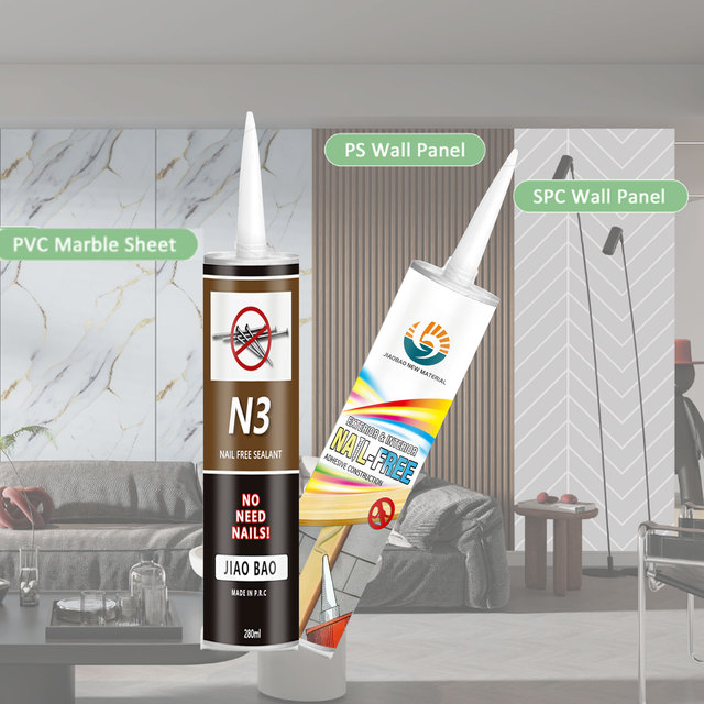 Heavy Duty Waterproof Low VOC General Purpose Ultra Tack MS Polymer Adhesive No More Nails Adhesive, Liquid Nails
