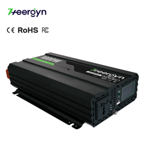 Convertisseur à onde sinusoïdale pure 1000W, 2000W <span class=keywords><strong>de</strong></span> crête, DC 12V/<span class=keywords><strong>24V</strong></span> vers AC 110V/220V, avec démarrage progressif, pour camping-car, marine, hors réseau - Product Image 2