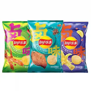 Factory Direct New Flavor Exotische chinesische Lebensmittel Großhandel Puffed Snacks Kartoffel chips