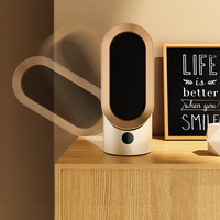 Petite tour de bureau intelligente portable à usage intérieur Air chaud radiateur soufflant électrique avec affichage pour chambre à coucher bureau à domicile