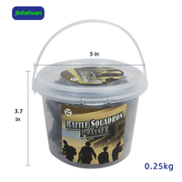 100 pièces/ensemble Mini soldat modèle Moc plastique guerres figurines ajustement militaire WW2 armée arme Action blocs de construction briques ensembles jouets