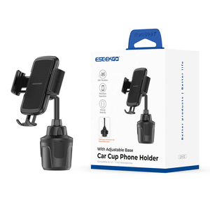 Soporte para Teléfono Móvil para Coche ESEEKGO CH-12, Soporte para Teléfono Móvil con Ventosa ABS, Base Expandible Ajustable y Estable, Soporte Giratorio de 360 Grados - Product Image 1