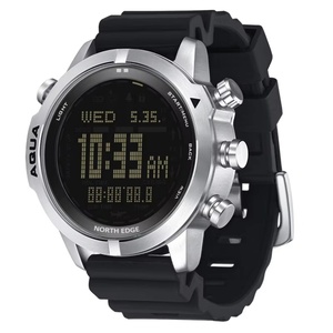 นาฬิกาดำน้ำ NORTH EDGE Aqua Men Dive Computer  กันน้ำ 100 เมตร สำหรับดำน้ำแบบสกูบา NDL (No Deco Time) 50 เมตร พร้อมมาตรวัดความสูง บารอมิเตอร์ และเข็มทิศ - Product Image 2