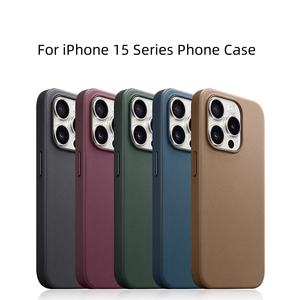 Funda <span class=keywords><strong>de</strong></span> Teléfono Móvil Personalizada DYL para 15 Plus, <span class=keywords><strong>de</strong></span> Cuero, Tejido Fino, Magnética, a Prueba <span class=keywords><strong>de</strong></span> Golpes, Estilo Urbano - Product Image 4