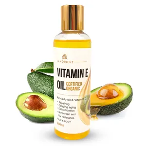 100% Pure Organic Body Care And Facial Care avocado Vitamin E Oil Vitamin E Oil For Skin Care