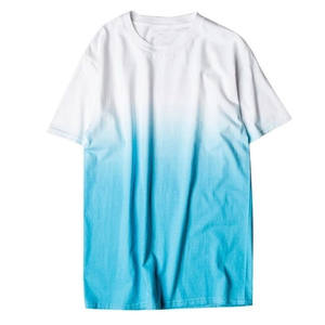 Top Ranking de productos en ropa de calle a granel Dip Dye <span class=keywords><strong>Over</strong></span> <span class=keywords><strong>Size</strong></span> Pour Hommes Gradient Fabric T Shirt <span class=keywords><strong>Camisetas</strong></span> Para Hombre. - Product Image 3