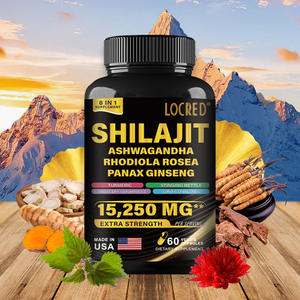 ホットセール 15250mg/1回分 シラジット 8 in 1 フォーミュラ カプセル 栄養補助食品 60カプセル ロディオラ・ロゼア 高麗人参 - Product Image 4