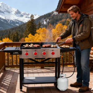 Hot Bán Ngoài Trời Xách Tay Foldabletop Vỉ Nướng Gas Vỉ Nướng Cho Ngoài Trời Barbeque - Product Image 6