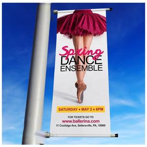 Usine de bannière publicitaire de poteau léger en métal de campagne Bestful Signs - Product Image 2