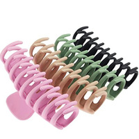 Song May Matte PS Material 11cm Pinces à cheveux Vente en gros Accessoires de cheveux rectangulaires pour filles