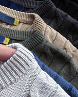 Pull-over de marque de luxe pour tous les jours, inspiré des années 90, style preppy authentique, tricot en laine vintage classique pour hommes