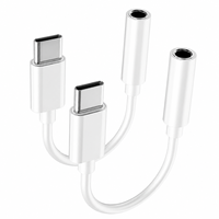 Adaptateur audio Type-C vers 3,5 mm femelle, câble convertisseur de prise casque Type-C pour smartphone, tablette, ordinateur portable, écouteurs, haut-parleur Hi-Fi
