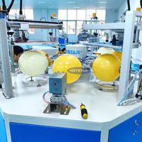 Machines automatiques de sérigraphie sur ballons à 2 couleurs pour imprimer sur les ballons, imprimante pour ballons en latex.