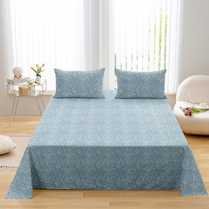 Juego de Sábanas de Microfibra de 3 Piezas, Sábana Plana Moderna, 100% Poliéster, Certificación OEKO-TEX, 1800 Hilos - Product Image 4