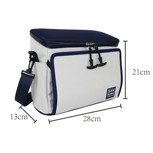 SENDA Insulated Cooler Bag 15L Polyester Zipper Closure Camouflage Portable Classic Style for Picnic Food Storage - Product Image 5