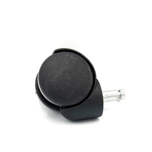 Roulettes pivotantes pour meubles, roue en polyuréthane, montage sur tige, capacité 60 kg, design silencieux, style moderne - Product Image 1