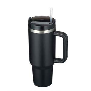 Tasse à café de Noël en acier inoxydable 40 OZ avec couvercle résistant aux fuites et poignée amovible - Product Image 2