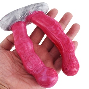 YOCY New 5 Inch Small Freshman Fantasy Animal Silicon Anal Plug Double Headed <b>Dildo</b> Sex Toys for Couples Bdsm - Product Image 4
