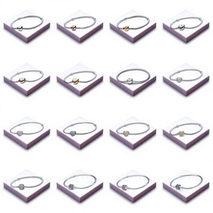 Luxury Jewelry Factory Sells 925 <strong>Silver</strong> Applied to the Original <strong>Charm</strong> Braceletfor Lady Pan Jewelry Gifts - Product Image 1