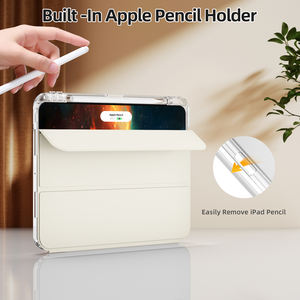 เคสด้านหลังแบบใสที่ถอดออกได้พร้อมที่ใส่ดินสอ <span class=keywords><strong>Apple</strong></span> สำหรับ iPad Pro 11นิ้ว<span class=keywords><strong>2022</strong></span>/2021/2020 (รุ่นที่4/3rd/2ND) - Product Image 6