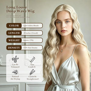 Perruque Body Wave pour femme, entièrement en dentelle, sans colle, avec bonnet ajustable, dégradé gris teint, huit franges, pour le commerce électronique transfrontalier - Product Image 3