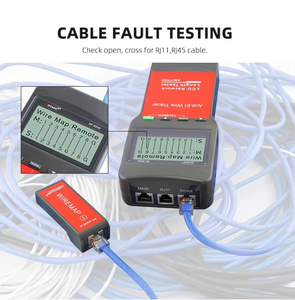 <span class=keywords><strong>Noyafa</strong></span> Fabriek NF-8200 Kabel <span class=keywords><strong>Tester</strong></span> Rj45 Cat5 Cat6 Draad Tracker Locator Lcd Scherm Meet Kabel Lengte - Product Image 6