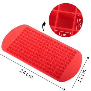 Minicubitos de hielo cuadrados de silicona, bandeja de grado alimenticio, molde para fruta, Bar, fiesta, pudín, herramienta, accesorios de cocina, 160 cuadrículas, 1cm - Product Image 6