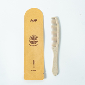 Set de Amenidades Ecológicas para Hoteles, Personalizable con Logotipo, Empaque de Papel Kraft Biodegradable, Kit de Artículos de Aseo Desechables para Hoteles Boutique - Product Image 5
