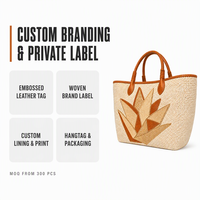 Sac fourre-tout tissé à la main 3469, style bohème, avec appliques et garnitures en cuir PU, en raphia, pour femme, sac de plage en paille, sac à bandoulière surdimensionné, élégant, pour l'été, vente en gros