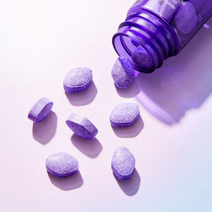 OEM Sadoer Vente en gros V34 Comprimés de <span class=keywords><strong>dentifrice</strong></span> blanchissant pour les dents Utilisation à domicile Rafraîchissant buccal <span class=keywords><strong>Dentifrice</strong></span> violet qui élimine les taches - Product Image 4