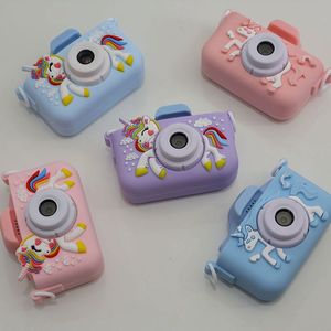 Kids <b>Digital</b> <b>Camera</b> Cute Toy Unicorn Children's Portable 2-Inch Screen 180 Wide Angle Recording Function Silicone ABS L1 - Product Image 2