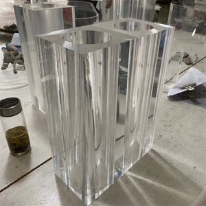 Tubo de acrílico personalizado OEM ODM, cilindro de acrílico para exhibición, tubo de acrílico para velas tipo huracán, tubo rectangular de acrílico - Product Image 5