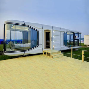 Capsule spatiale avec vue sur l'eau, hébergement en camping B&B, chambre parent-enfant, chambre étoilée, contrôle intelligent, maison mobile haut de gamme - Product Image 3