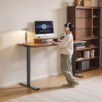Bureau de travail électrique à hauteur réglable à double moteur avec mémoire de réglage de la hauteur