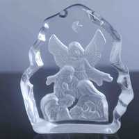 Honneur de cristal décoratif cristal vierge marie modèle Sculpture Madonna Figurines baptême cadeau religieux