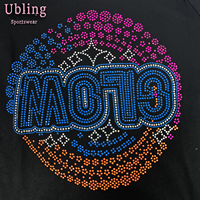 Livraison rapide Bling strass transfert de chaleur conceptions en gros étincelles fer personnalisé sur les transferts de strass pour t-shirt