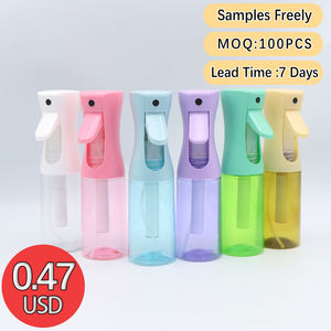 200ml 300ml500ml化粧品プラスチックボトル理髪店サロンファインミストスプレーヘアスプレー連続トリガーボトル - Product Image 2