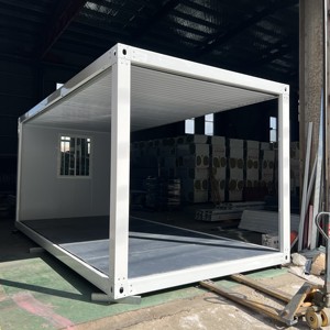 Casa Contenedor Prefabricada Moderna <span class=keywords><strong>Blanca</strong></span>, Fabricada en Acero Galvanizado, Ignífuga, Transpirable y Ecológica, para Oficina, Sala de Estar y Cocina - Product Image 5