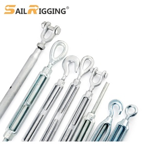 Fabricants de vis de tension à corps ouvert robustes pour câbles métalliques – Tendeurs de câbles pour quincaillerie de rigging générale - Product Image 2