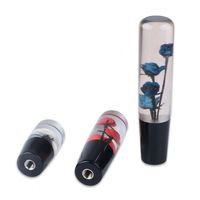 Tuas Persneling Universal 10cm 15cm 20cm Gaya Jdm Kristal Akrilik Bening Motif Bunga  Kepala Tuas Persneling Aksesoris Mobil