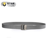 Ceinture tactique en nylon Topone Faddish Equipment avec boucle à double boucle en alliage, épaisseur 3,8 cm/1,5 pouce, logo personnalisé pour hommes