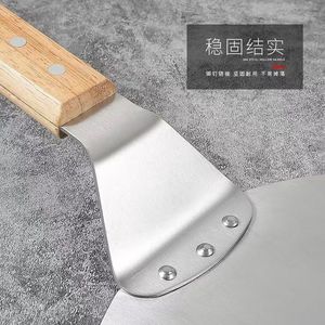 Espátulas para pizza de acero inoxidable con mangos de madera, disponibles en tamaños de 10 y 12 pulgadas, directamente de fábrica. - Product Image 3