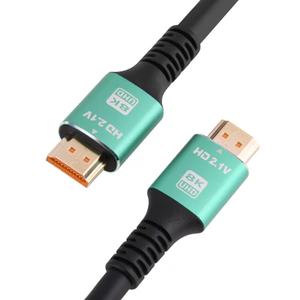 2.1 câble HDMI HD 8K 60hz 4K 120Hz PVC plaqué or isolé 1M 2M 3M fil vidéo 3D HDMI Kabel pour <span class=keywords><strong>HMDI</strong></span> - Product Image 4