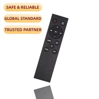 Control Remoto Inalámbrico Inteligente para TV Box Android, con 12 Botones de Silicona, Color Negro, con Código de Aprendizaje, Código Variable y Código Fijo, Suministro de Fábrica
