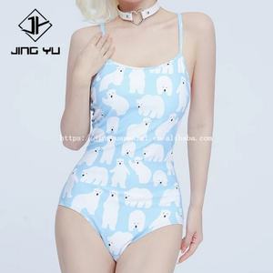 Trajes de Baño de Tela Estampados de Diseño Personalizado al por Mayor, Traje de Baño Sexy de Una Pieza para Mujer, Traje de Baño Personalizado de Una Pieza - Product Image 3