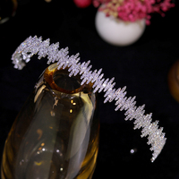 ASNORA – diadème en zircone cubique avec éléments étoilés, style romantique, couronnes, diadème pour femmes, coiffe de fête, bijoux pour cheveux de mariée