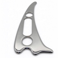 Outil IASTM à 3 trous en acier inoxydable, grattoir musculaire, libération myofasciale, mobilisation des tissus mous, outil de massage Gua Sha pour le corps