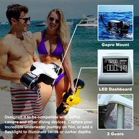 Camolech Seaflyer 800W Scooter aquatique, profondeur de 100 pieds, hélice sous-marine, équipement de plongée, piscine, mer