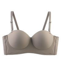 BH Leopard Print Baru yang Seksi, Terintegrasi Half-Cup Push-Up, BH Push-Up dengan Punggung Cantik Tanpa Kawat untuk Wanita